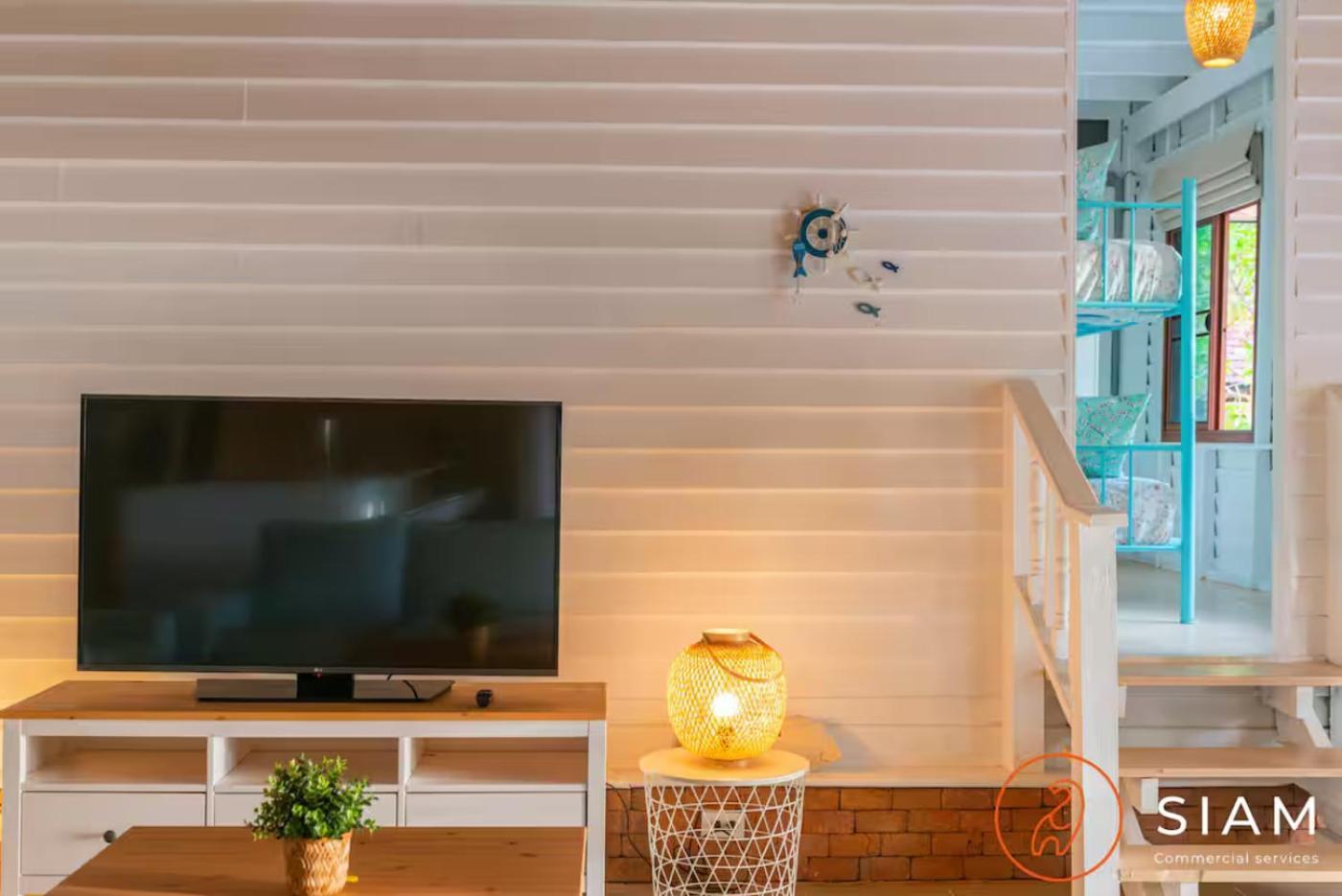The Wooden Beach House 3Br - Sunset Beach Garden Taling Ngam Beach 외부 사진