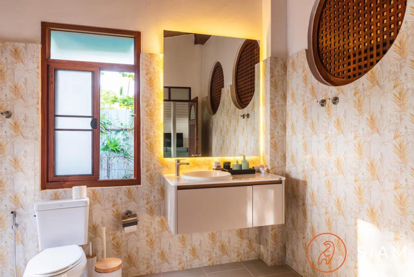 The Wooden Beach House 3Br - Sunset Beach Garden Taling Ngam Beach 외부 사진