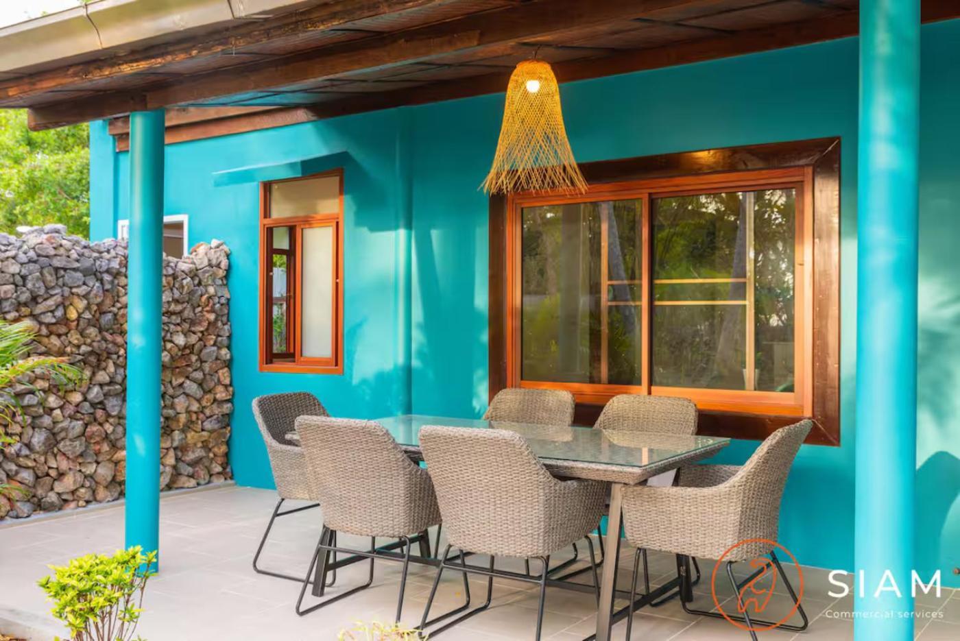 The Wooden Beach House 3Br - Sunset Beach Garden Taling Ngam Beach 외부 사진